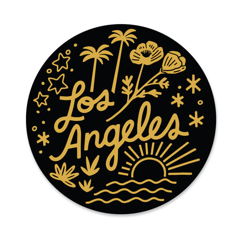 Los Angeles Sticker in Black