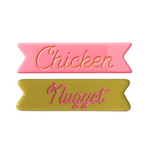 Chicken Nugget Hair Clips for Kids Hair Accessories